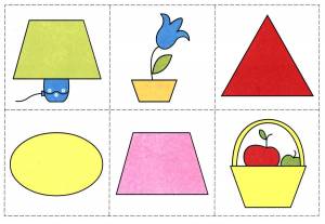 Раскраска геометрические фигуры для детей 4 5 лет #31 #52095