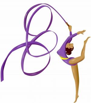 Раскраска гимнастика художественная #14 #52973