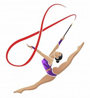 Раскраска гимнастика художественная #20 #52979