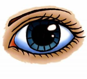 Раскраска глаза для детей #8 #53059