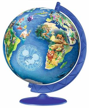 Раскраска глобус для детей #11 #53082