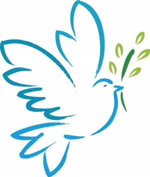 Раскраска голубь мира для детей #7 #53451