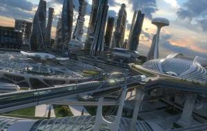 Раскраска город будущего #18 #53708