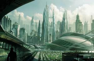 Раскраска город будущего #23 #53713
