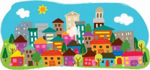 Раскраска город для детей #7 #53733