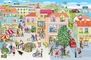 Раскраска город для детей #13 #53739