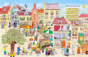 Раскраска город для детей #17 #53743