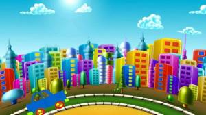 Раскраска город для детей #18 #53744