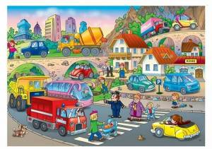 Раскраска город для детей #37 #53763