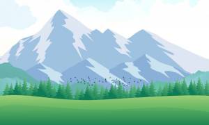 Раскраска горы для детей #4 #53965