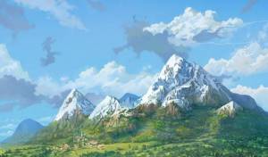 Раскраска горы для детей #25 #53986