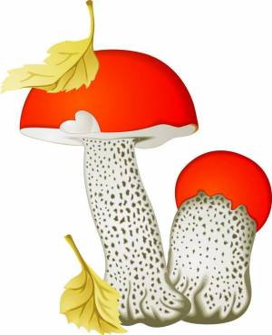 Раскраска грибы для детей #20 #54210