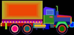 Раскраска грузовик для детей #17 #54344