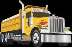 Раскраска грузовик для детей #19 #54346