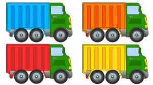Раскраска грузовик для детей 3 4 лет #34 #54388