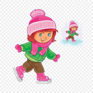 Раскраска девочка на коньках #35 #55408