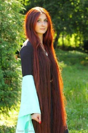 Раскраска девочки с длинными волосами #34 #55528