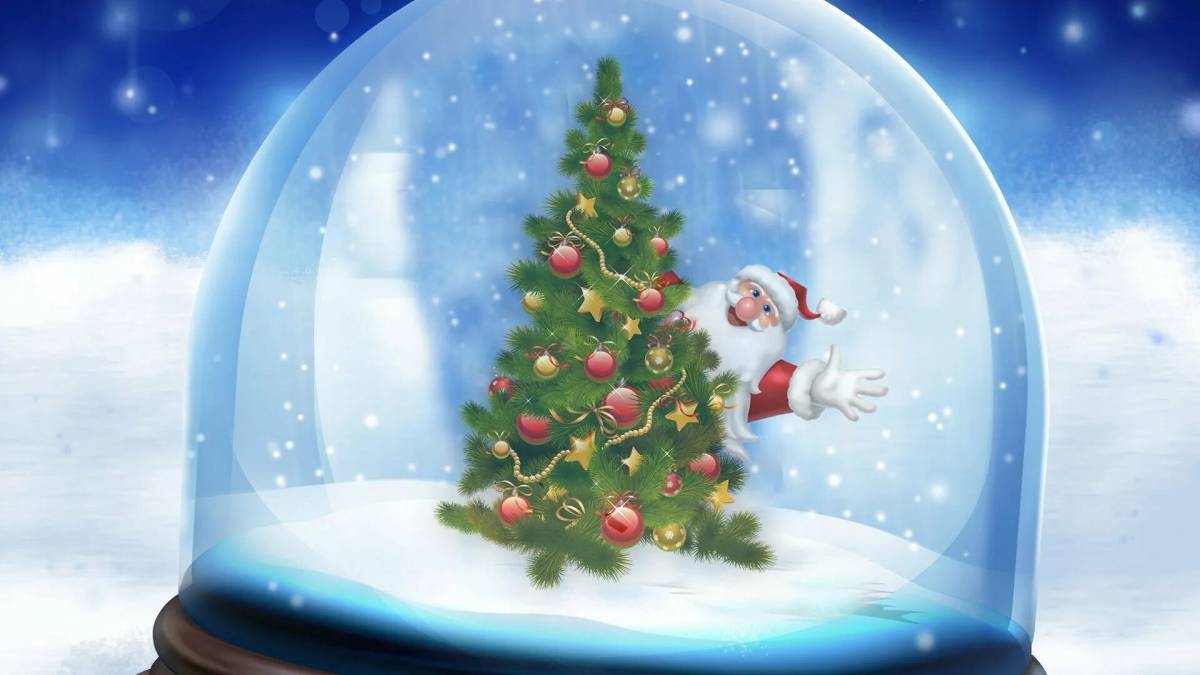 Дед мороз и елка #22