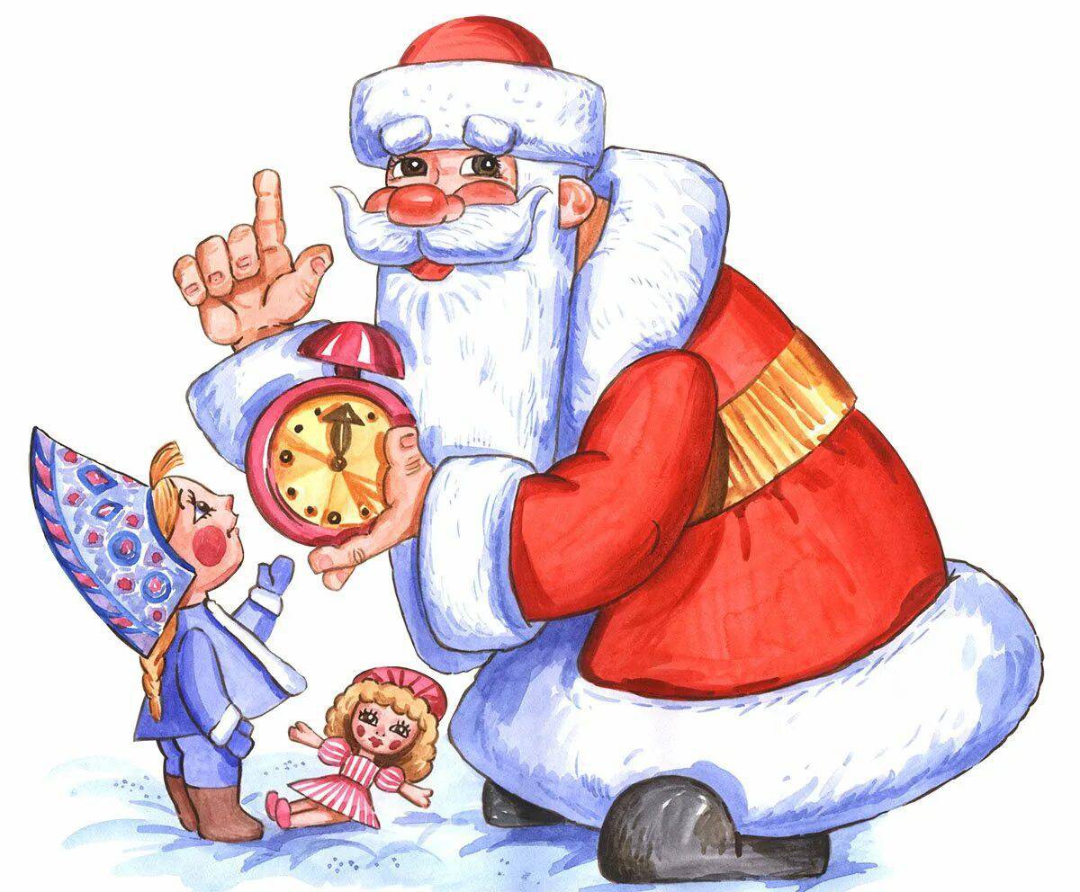 Дед мороз и снегурочка для детей #17