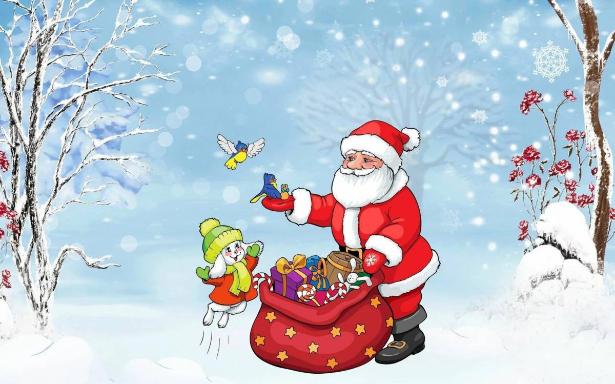 Дед мороз картинка для детей #10
