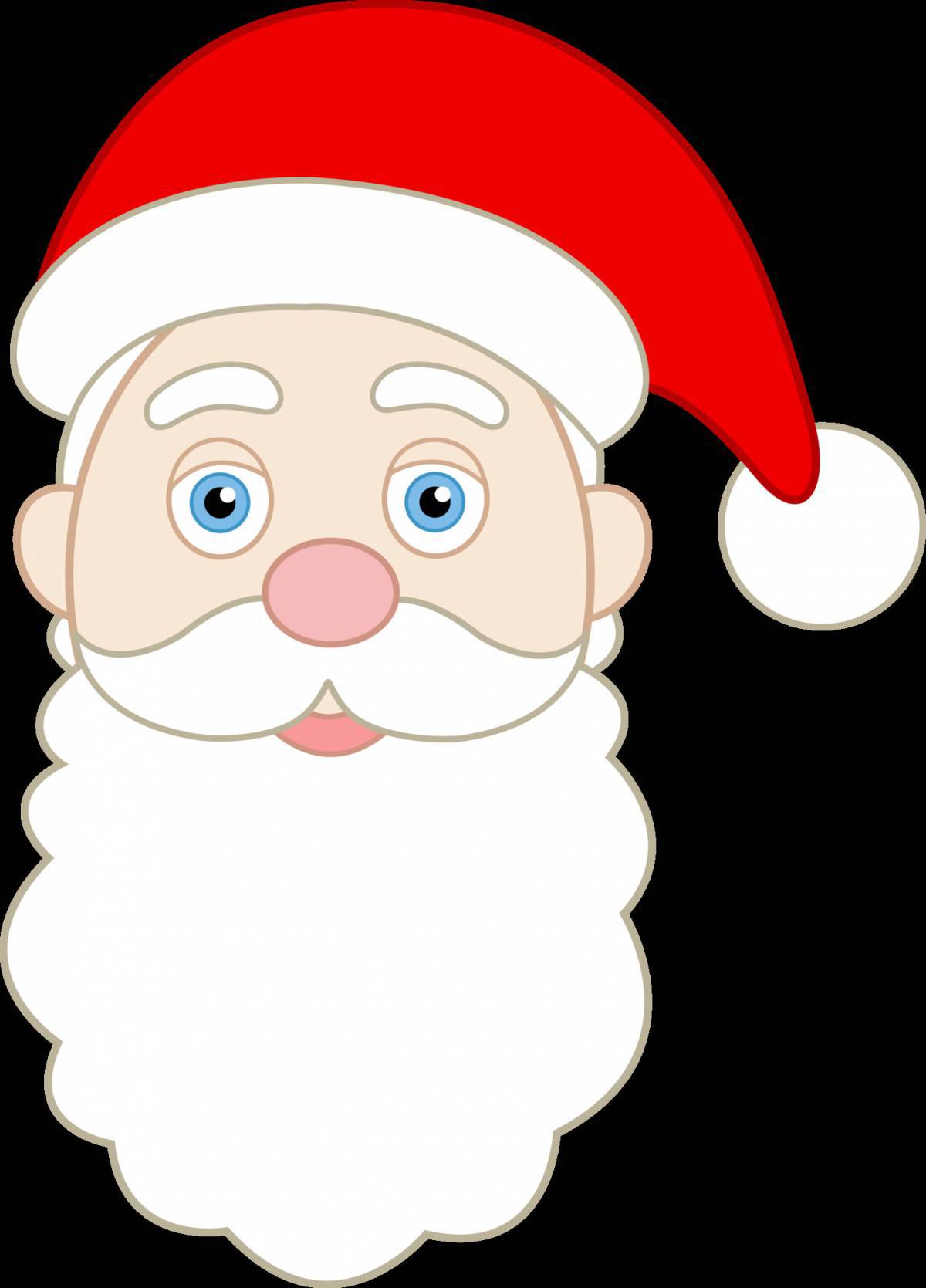 Дед мороз лицо #8