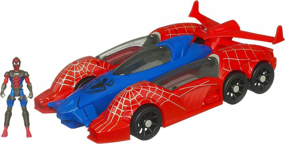 машинка spider-man racer