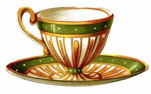 Раскраска чашка чайная для детей #13 #556934