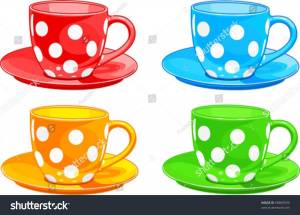 Раскраска чашка чайная для детей #16 #556937