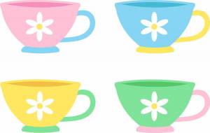 Раскраска чашка чайная для детей #24 #556945