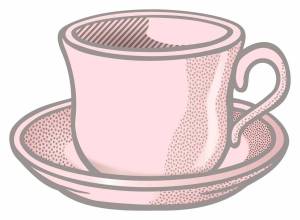 Раскраска чашка чайная для детей #38 #556959