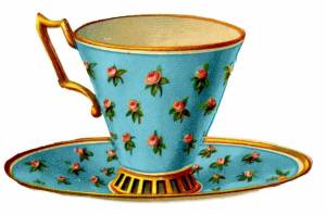 Раскраска чашка чайная для детей #39 #556960
