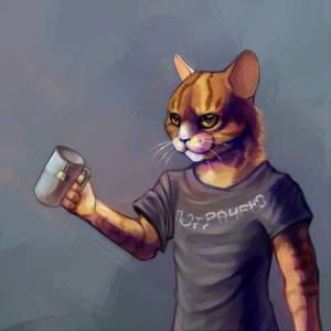 Раскраска человек кот #10 #557809