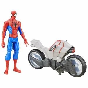 Раскраска человек паук на мотоцикле #3 #558150