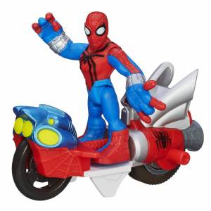Раскраска человек паук на мотоцикле #17 #558164