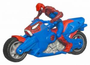 Раскраска человек паук на мотоцикле #29 #558176