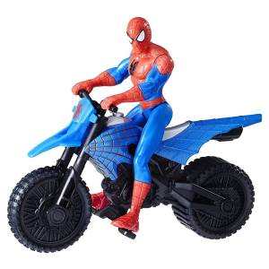 Раскраска человек паук на мотоцикле #30 #558177