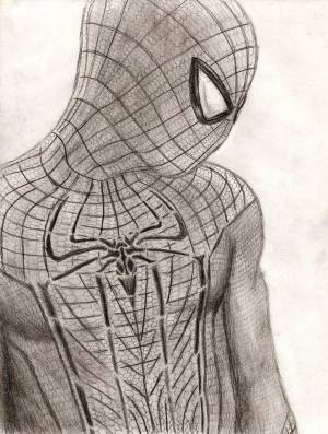 Раскраска человек паук рисунок #28 #558247