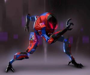 Раскраска человек паук робот #2 #558258