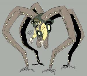 Раскраска человек паук с щупальцами #23 #558317