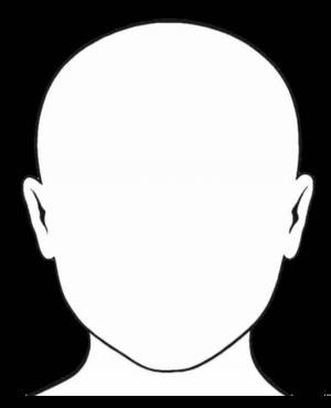 Раскраска человека голова #12 #558661