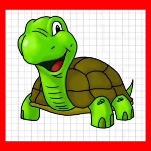 Раскраска черепаха рисунок #19 #559192