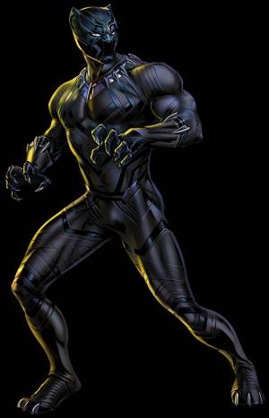 Раскраска черная пантера супергерой #3 #559661