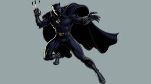Раскраска черная пантера супергерой #9 #559667