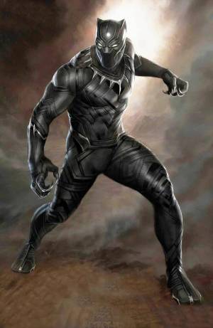 Раскраска черная пантера супергерой #14 #559672