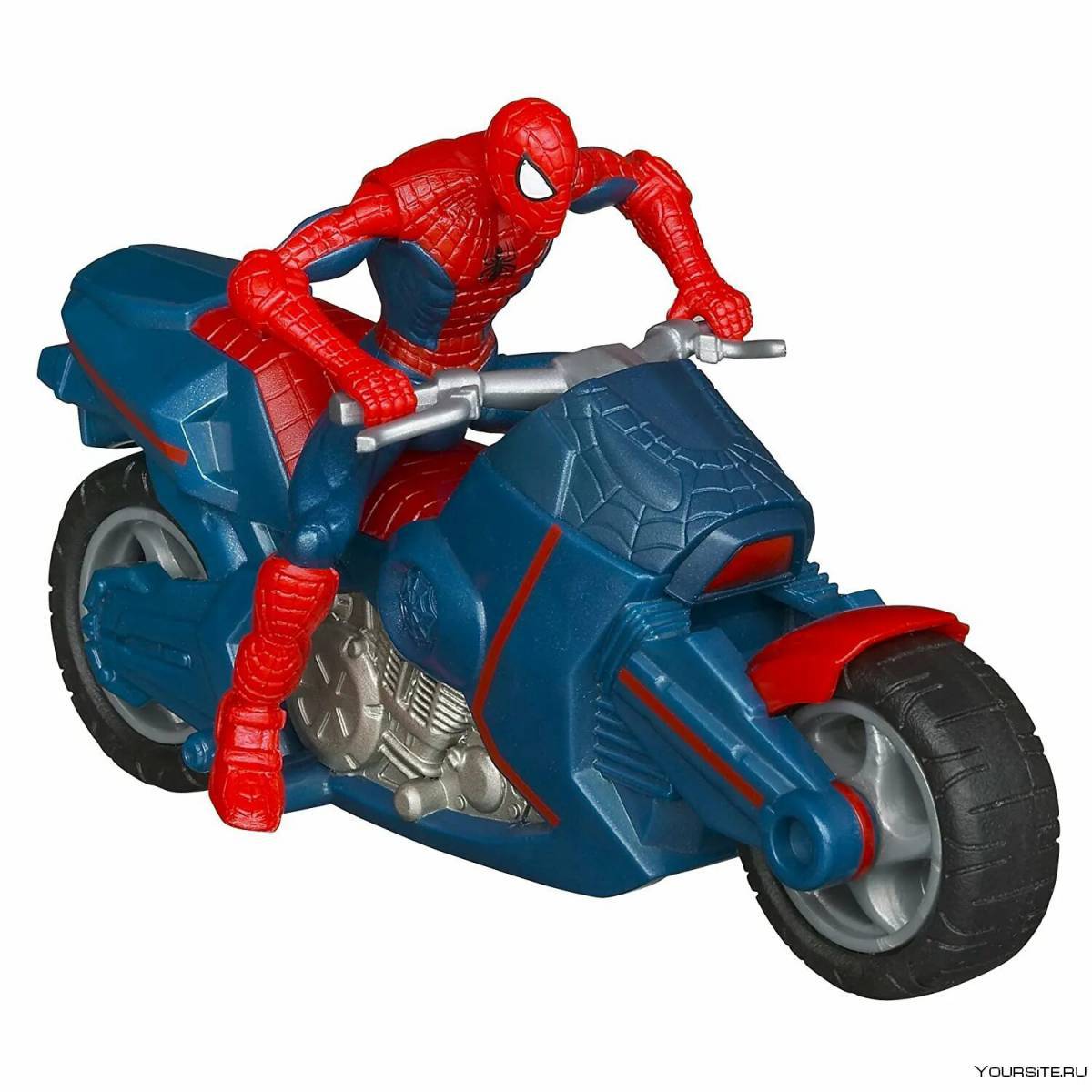 Человек паук на мотоцикле #2