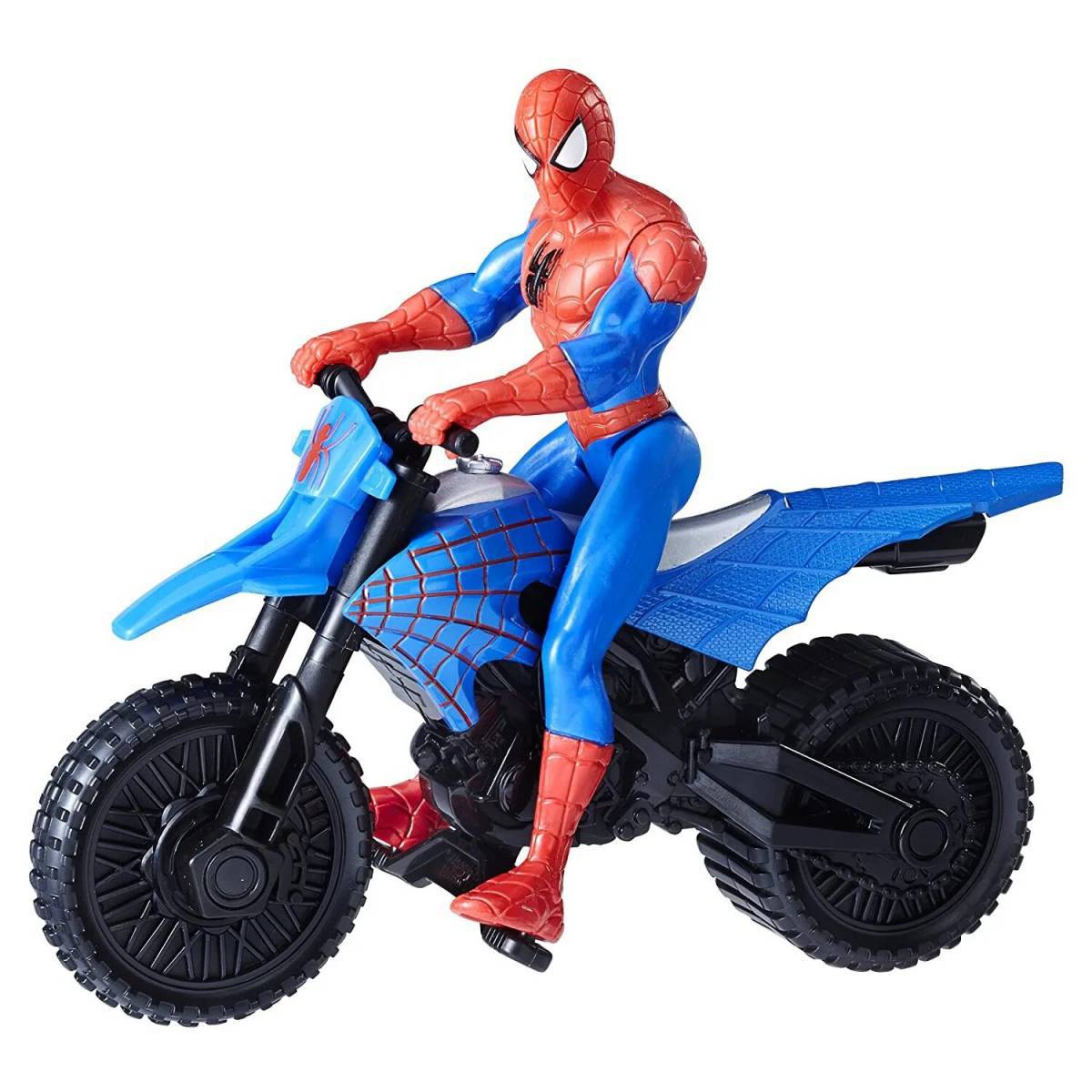 Человек паук на мотоцикле #30