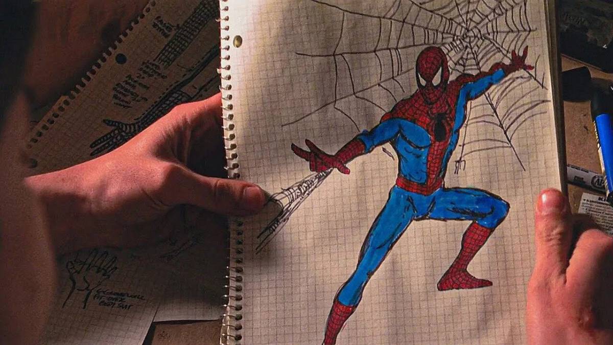 Человек паук рисунок #15