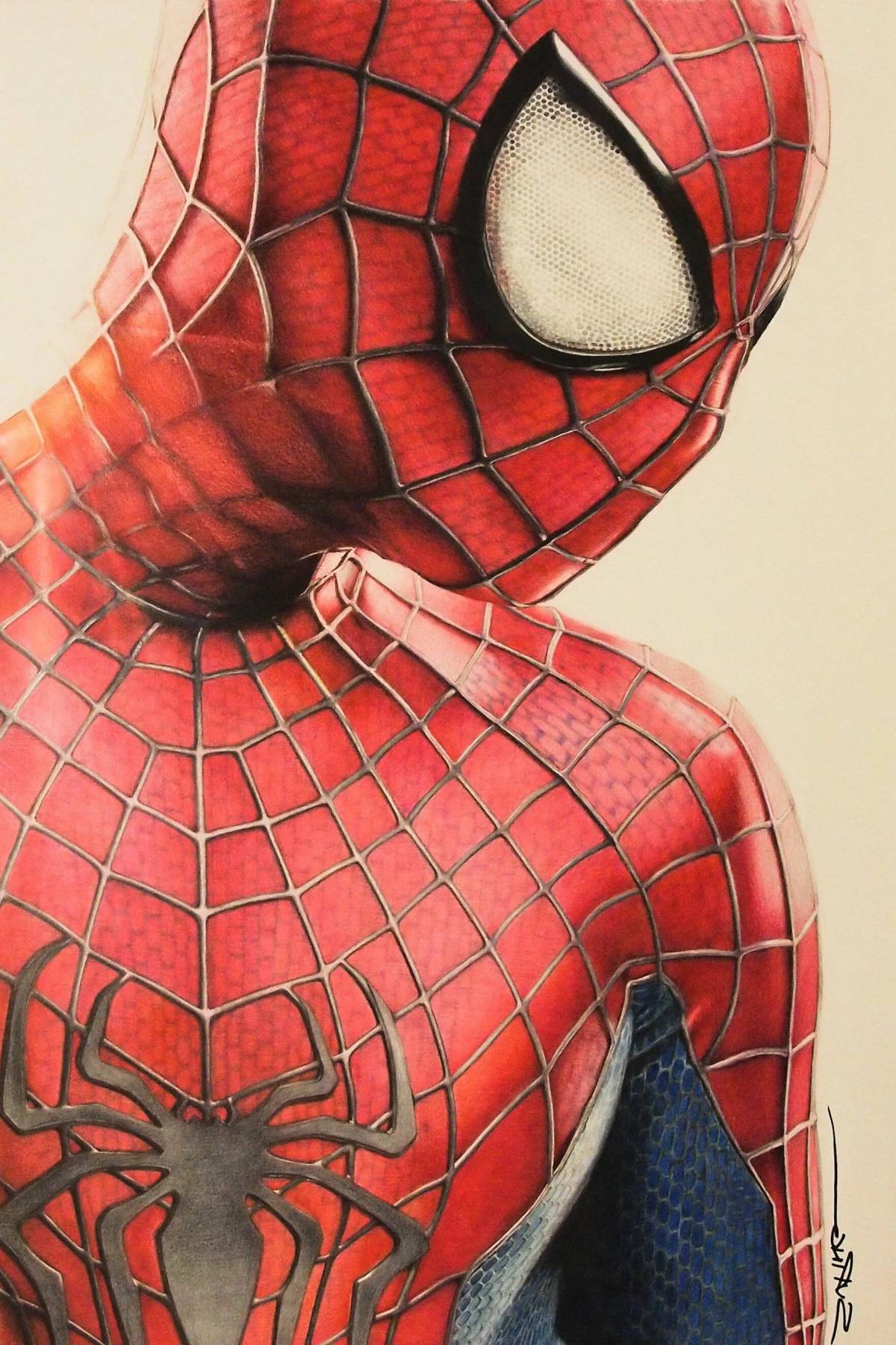 Человек паук рисунок #29
