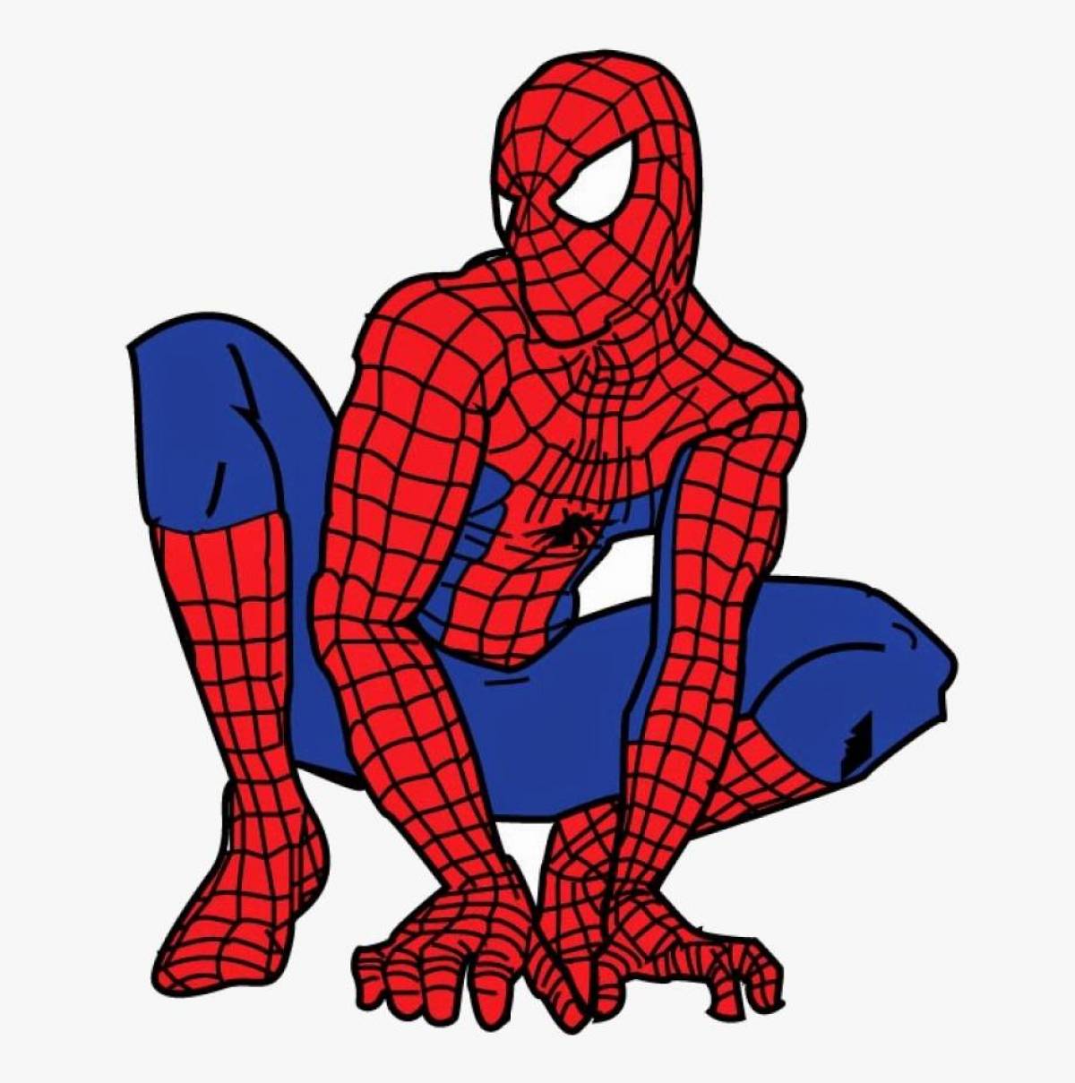 Человек паук рисунок #31