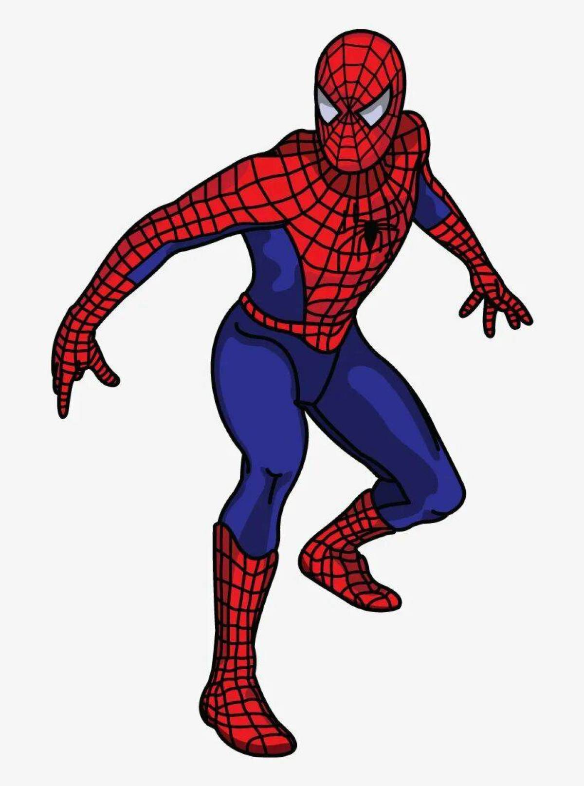 Человек паук рисунок #33